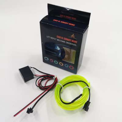 CE bright DC12v electroluminescent wire neon light constant on slow flashing quick flashing