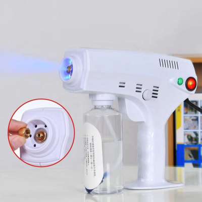 Blue light atomizer sprayer air sterilizer fog machine pump sprayer nano sprayer gun